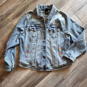 Torrid and Disney Mickey mouse denim jacket size 16-18 / 2 nwot